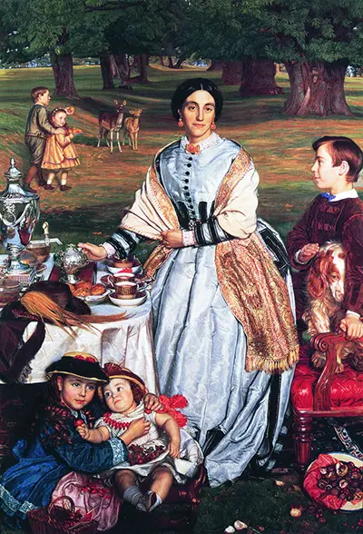Lady Fairbairn with her Children William Holman Hunt